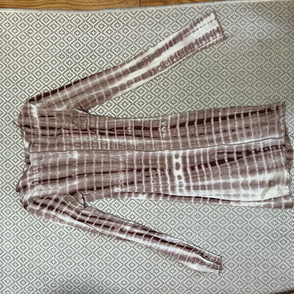 Brown Tye Die Body-con Dress